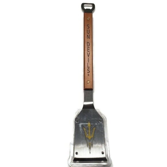 NCAA ASU Sun Devils The Sportula Grilling Bottle Opener Bristle Brush Spatula - Picture 6 of 6